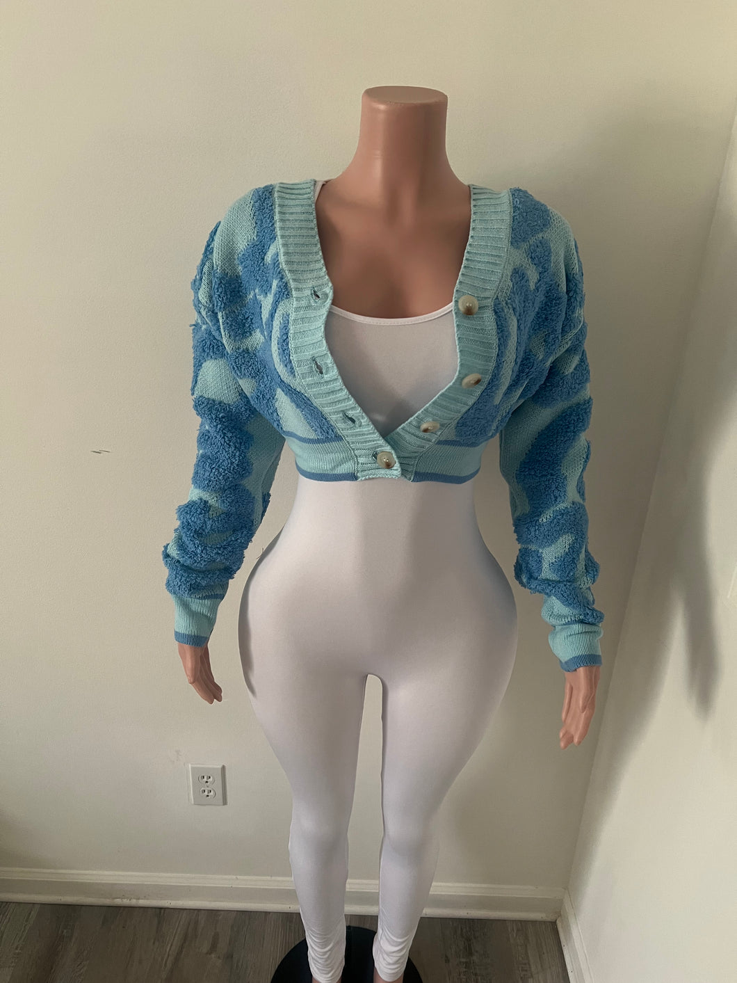 Shades of blue sweater