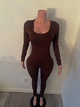 Load image into Gallery viewer, Brown fitted one piece
