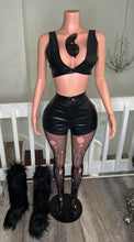 Load image into Gallery viewer, Black Leather shorts
