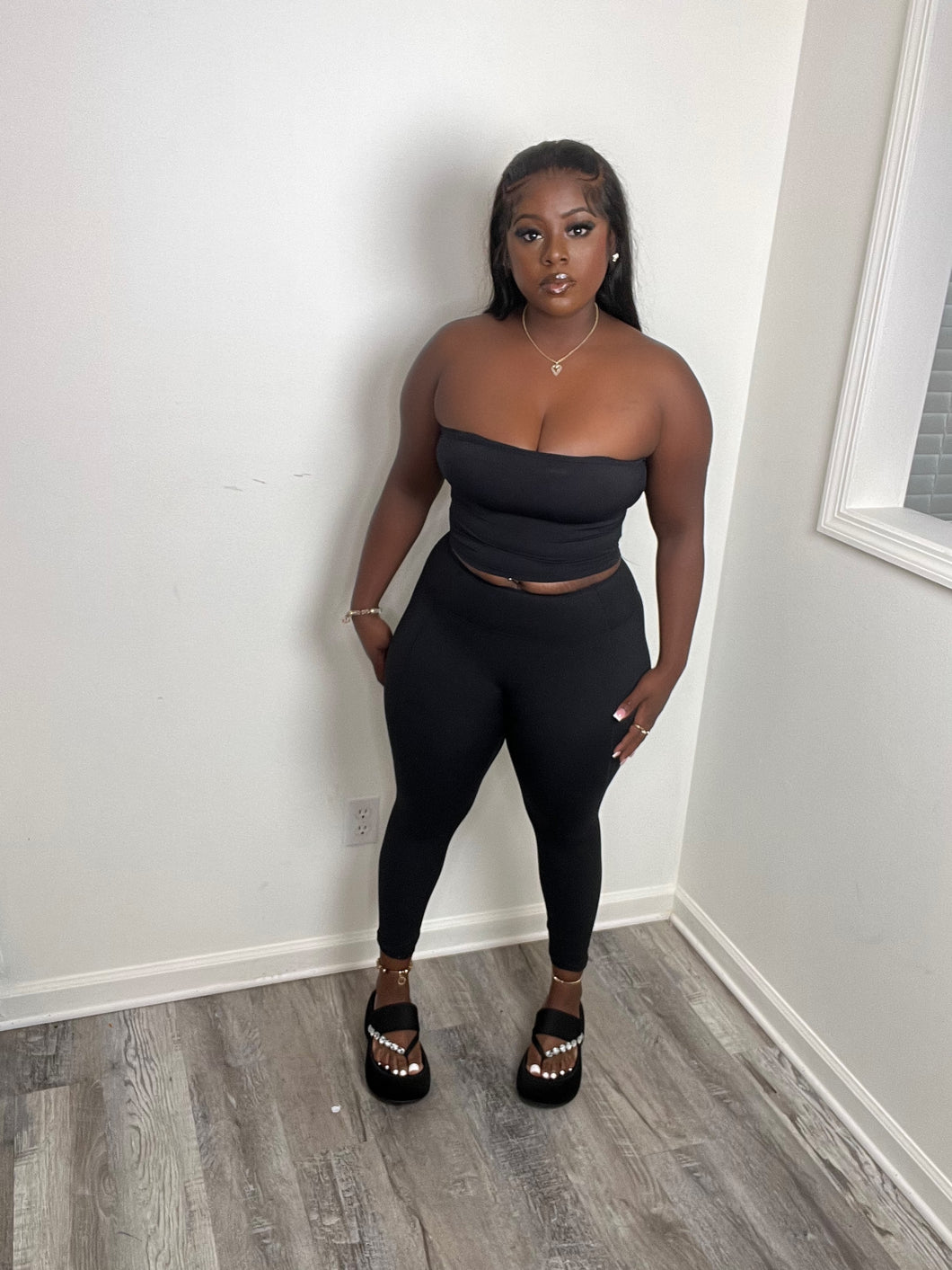 Black two piece set