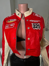 Load image into Gallery viewer, Red Leather sports Jacket

