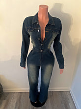 Load image into Gallery viewer, Denim Jean one piece
