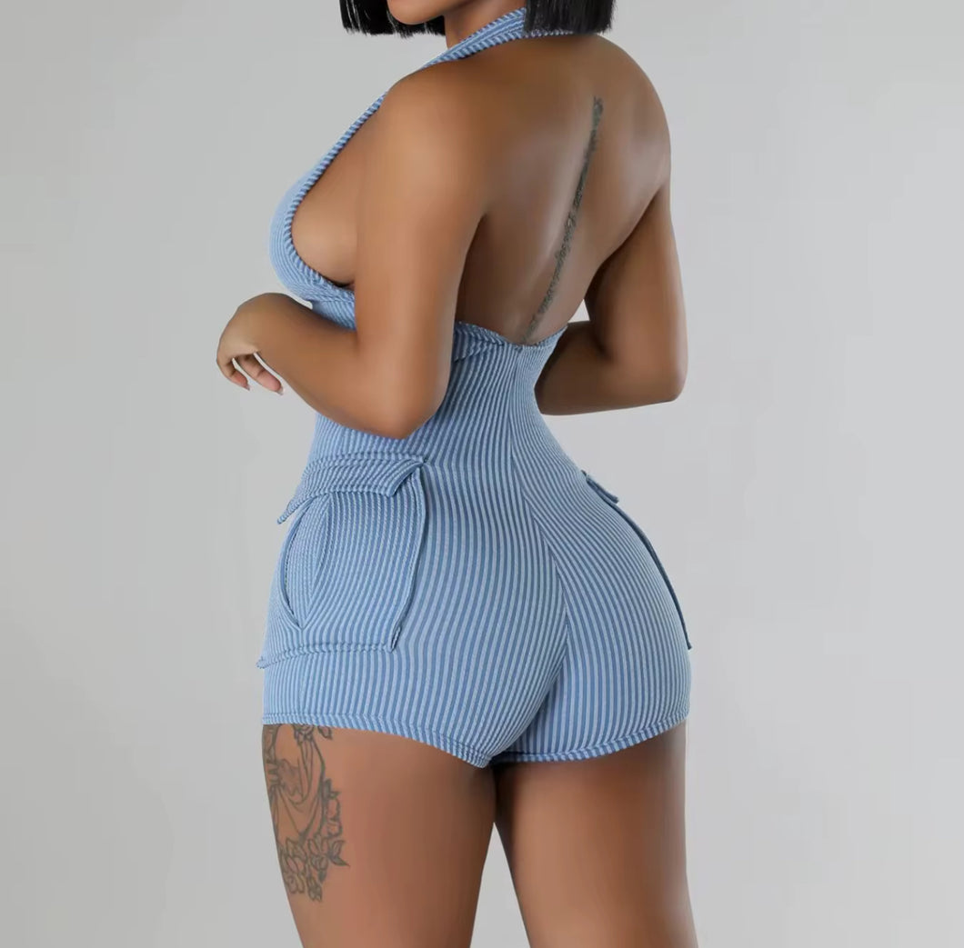 Blue diva one piece