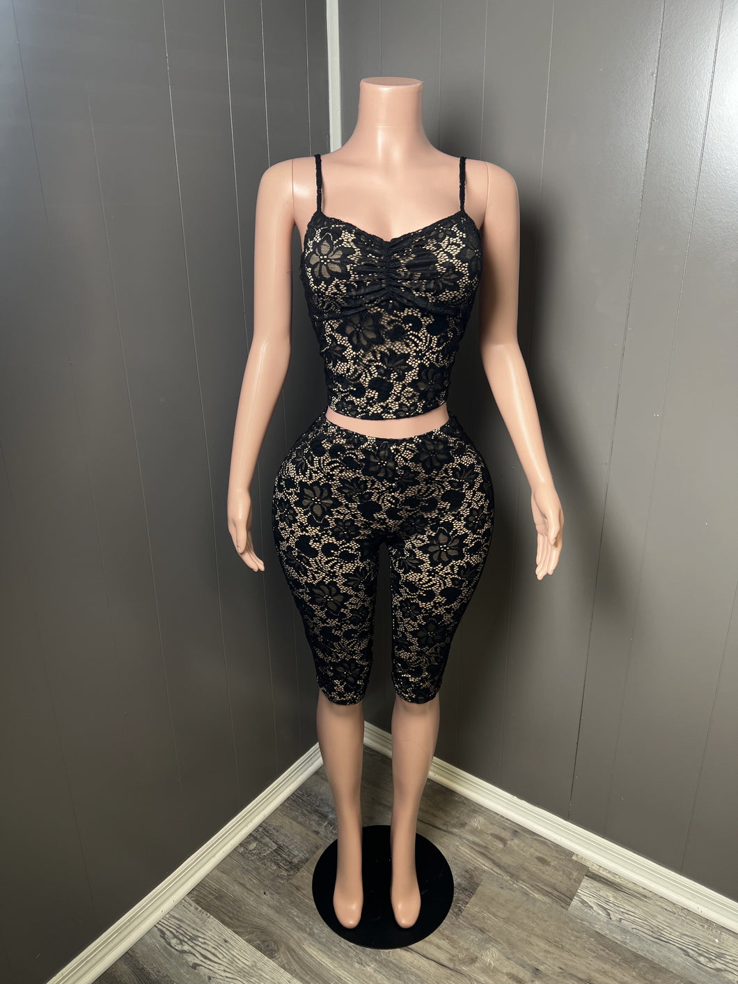 Two piece sexy girl set (not see through)