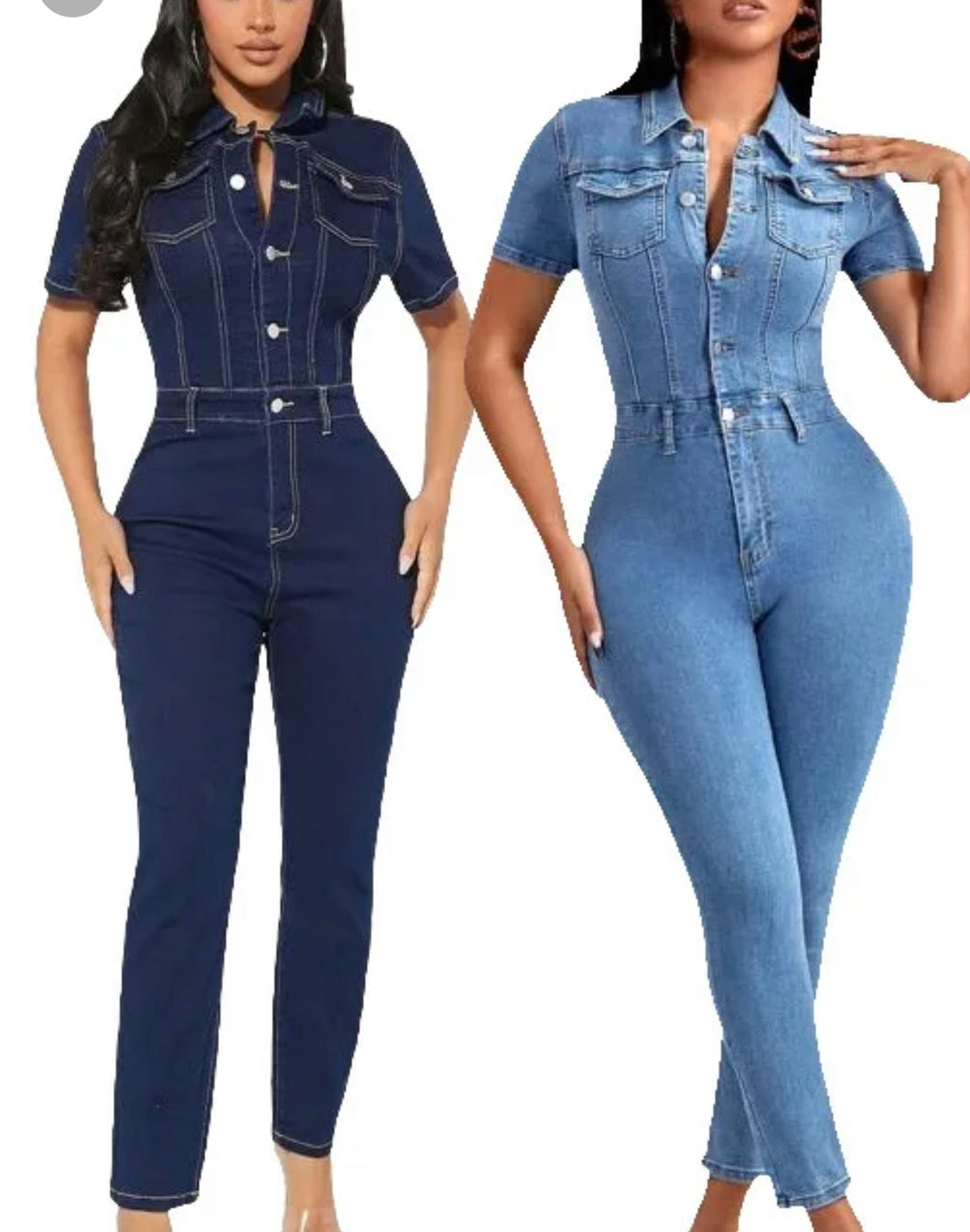 Dark blue Jean one piece