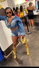 Load image into Gallery viewer, Denim Duo set
