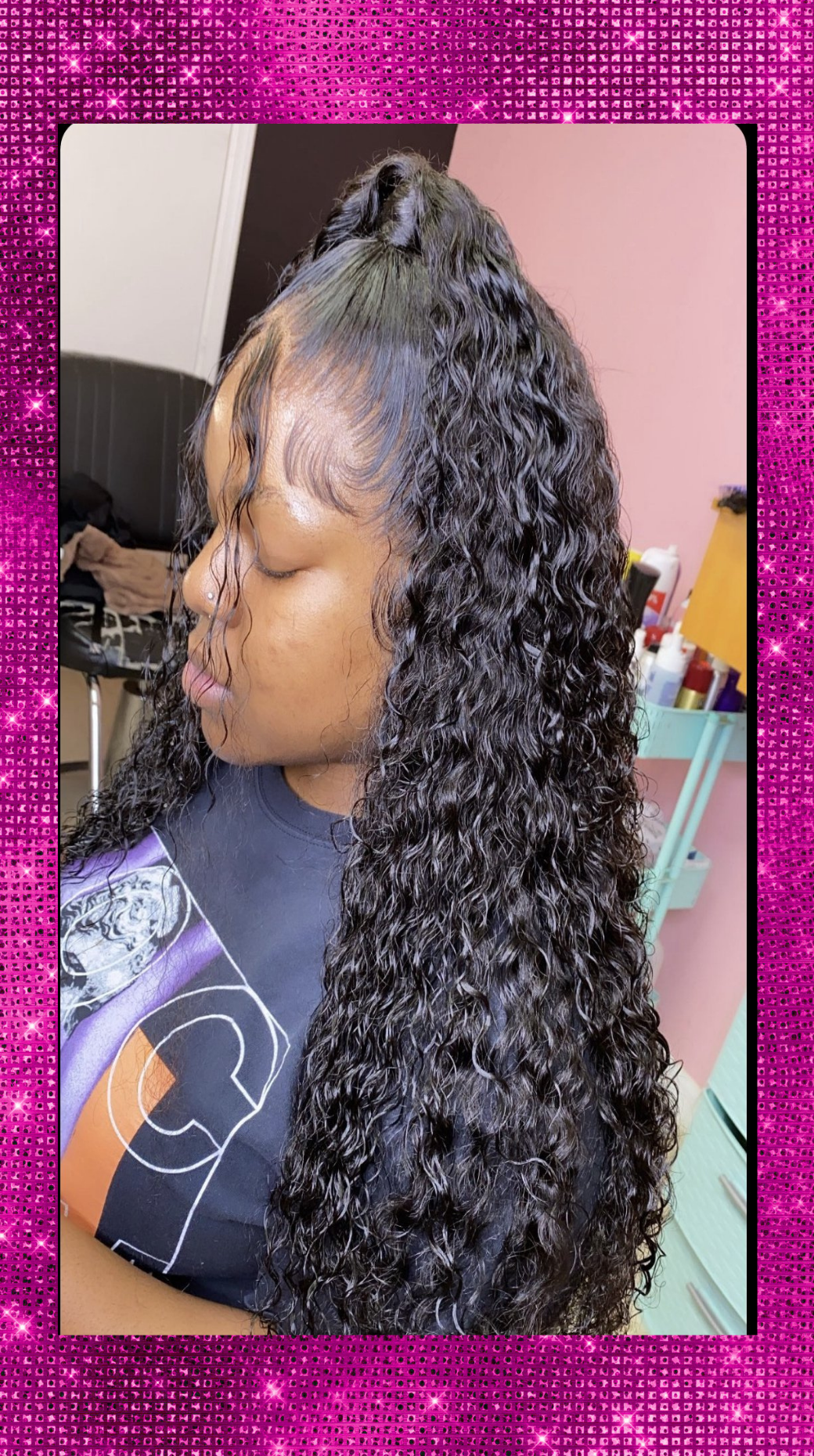 waterwave frontal wigs on