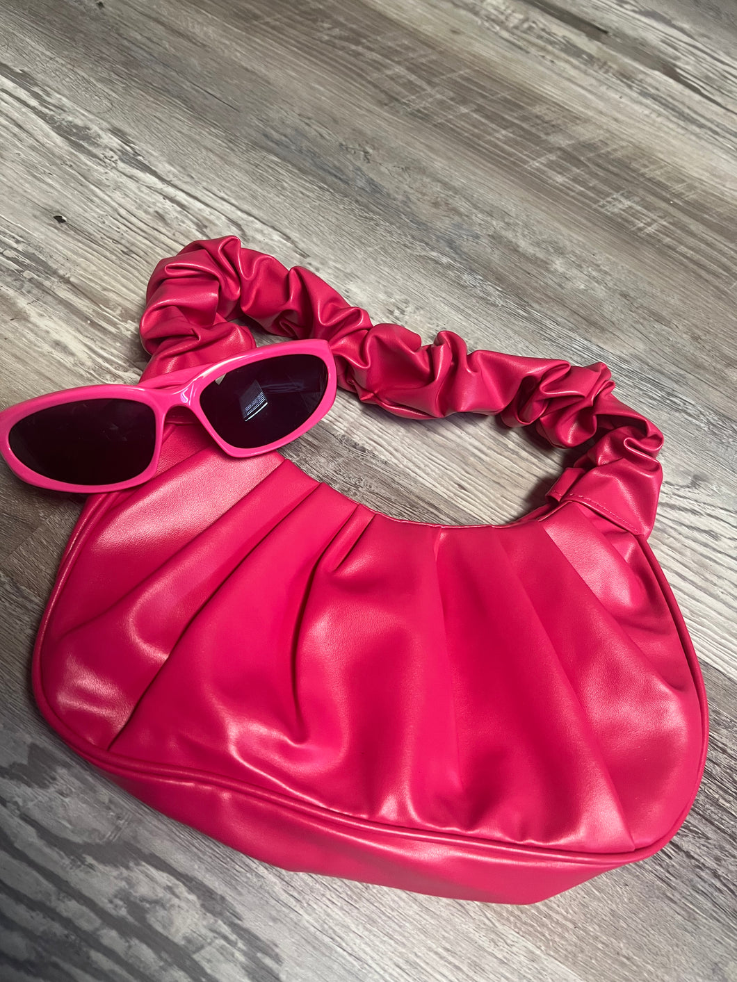 Dark pink purse